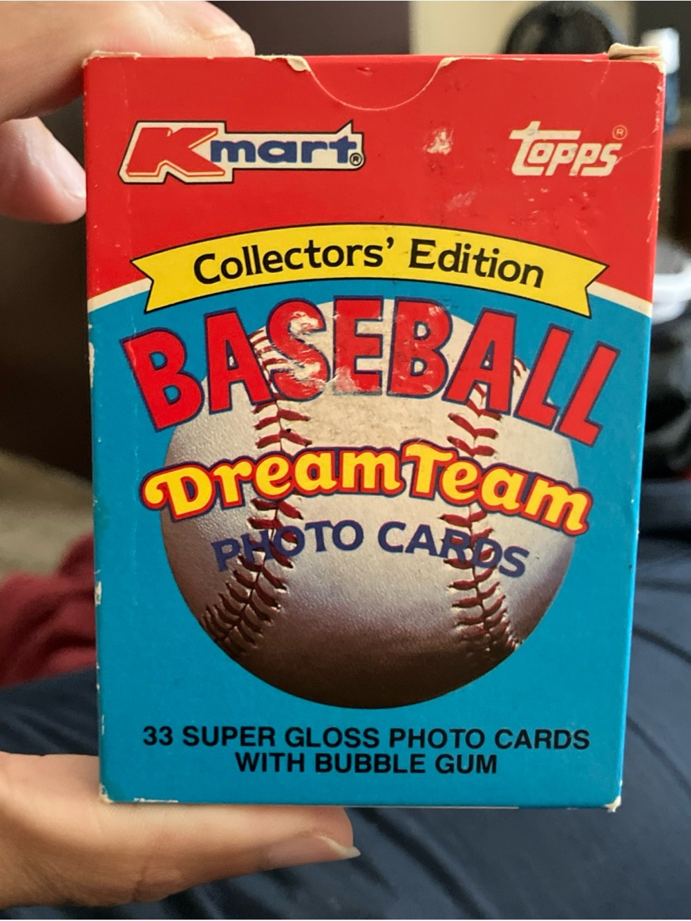 Kmart Topps Baseball Dream Team Collector's Edition Photo Cards - Blue & Red